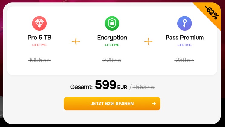 pCloud Black Friday Angebot